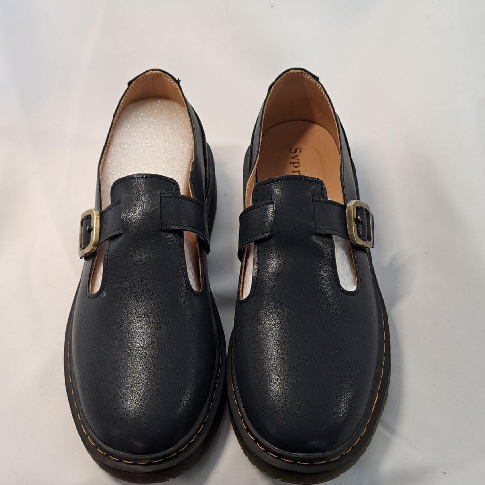 Elegant Blue Dress Shoes with Buckle